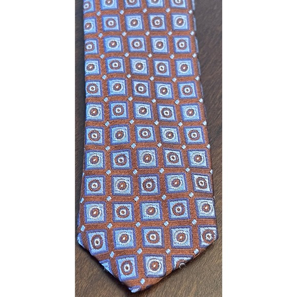 Van Heusen, 100% Silk, Men’s Neck Tie, Made In Usa - Picture 7 of 9